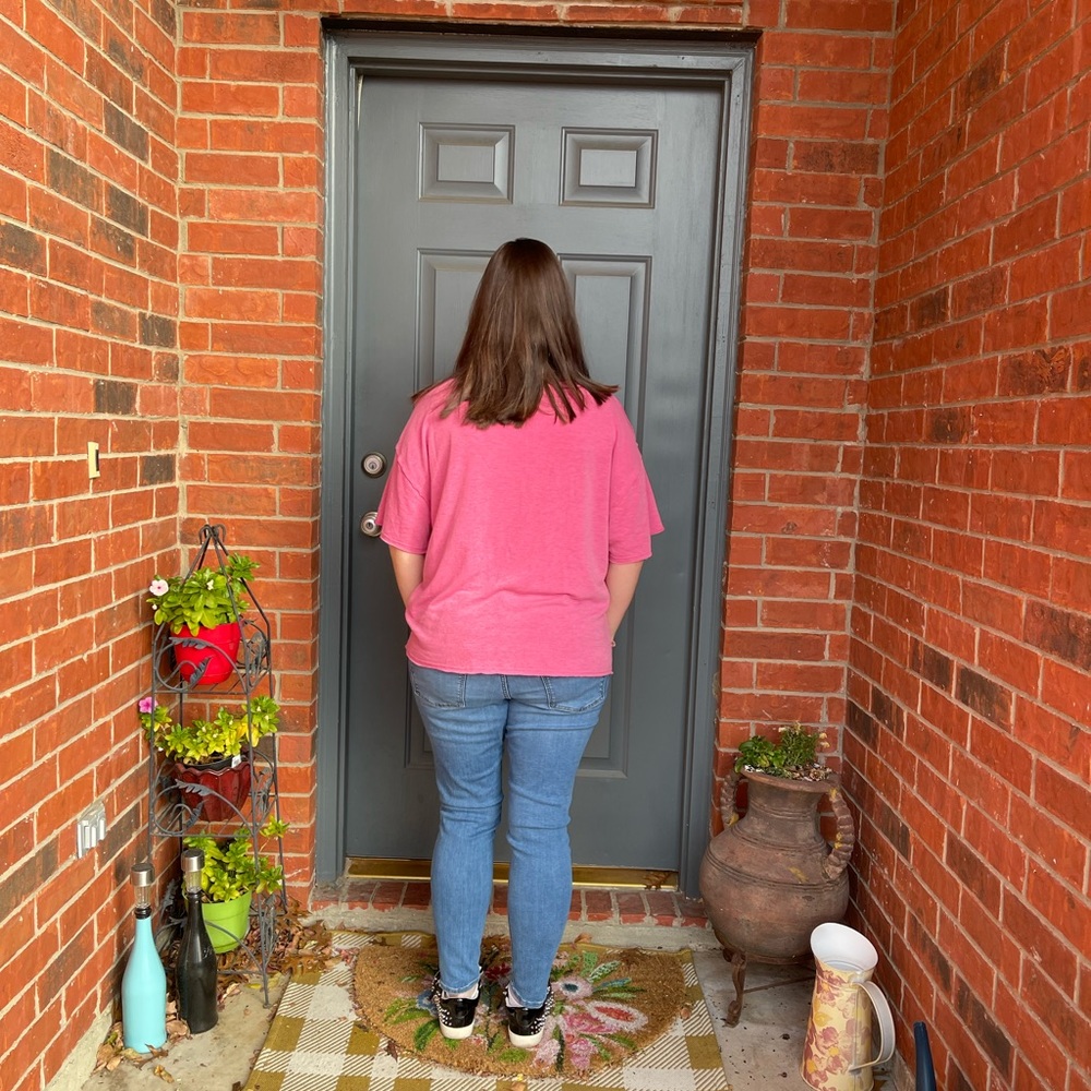 Hot Pink Solid Bright Oversized Chest Patch Pocke… - image 6